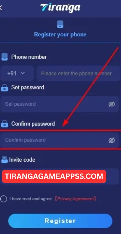 Confirm Password